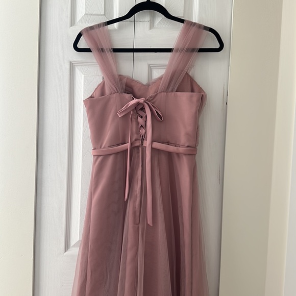 Pink tulle gown - Picture 3 of 3